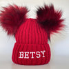 Knitted Pompoms Beanie™ | Schattige muts voor baby's tot volwassenen