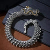Silver Dragon Bracelet™ | Glanzendeen elegante bedelarmband