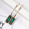 Vintage Emerald Earrings™ | Unieke Bergkristallen Oorbellen