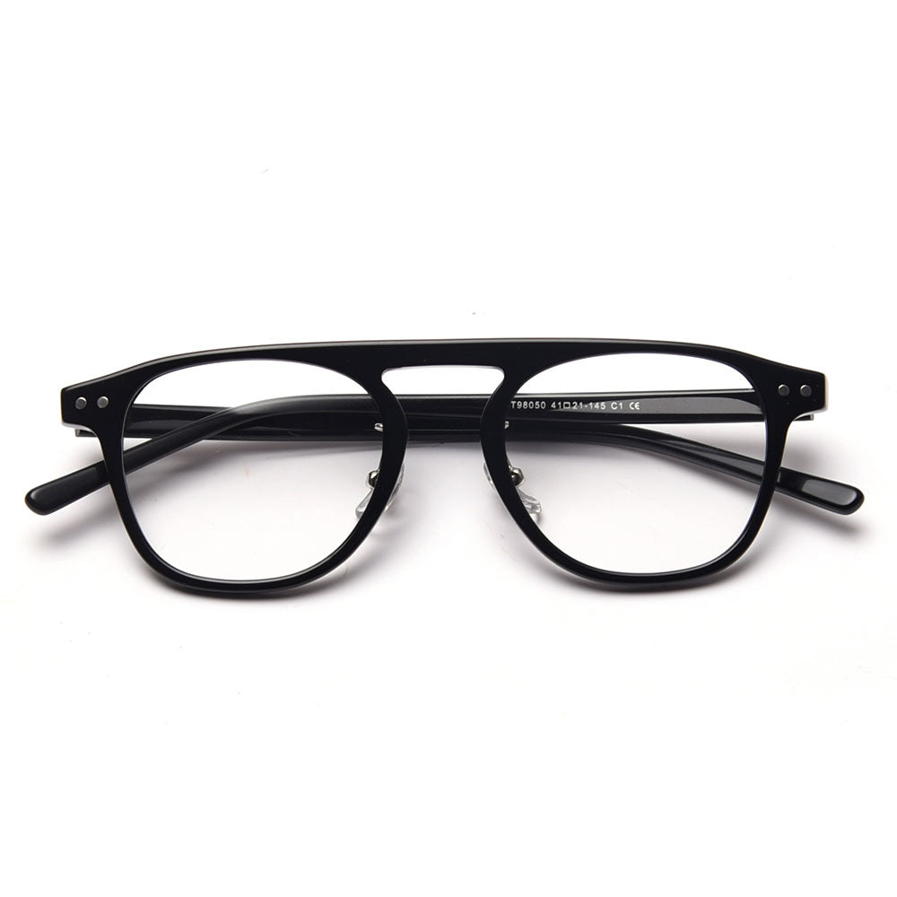 Stacy Adams 154 Eyeglasses Ebny - Ebony unisex Square