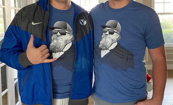 Brigham Young shirts at a BYU Football game