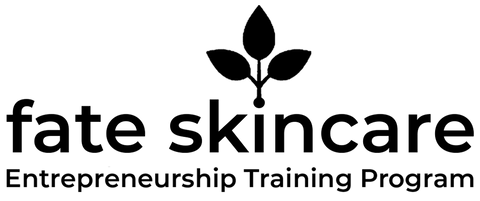 Entrepreneurship Training Program Logo For Fate Skincare