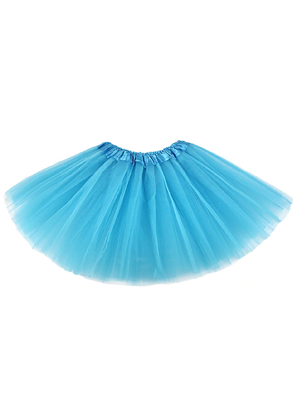 3 Layered Sky Blue Ballet Tutu Skirt for 3-8 Years Kids – The Dance Bible