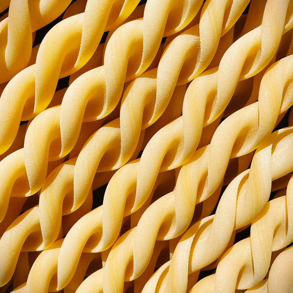 Fusilli capri pasta shape