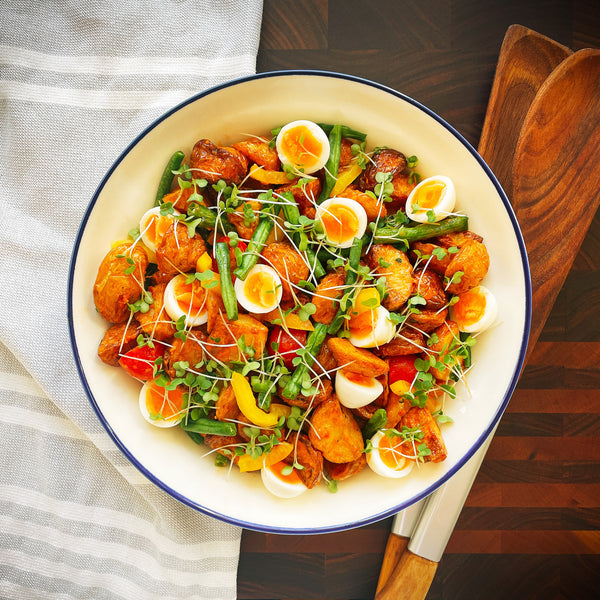 Potato and pesto salad