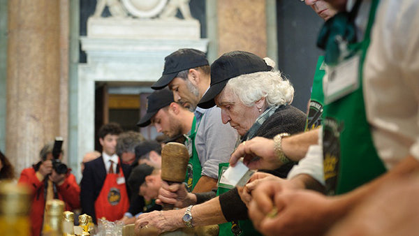 Cooks competing in the Pesto World Championships