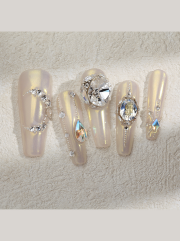 LUS012 MIEAP press on nail luxury collection-Super Shining Nail Set