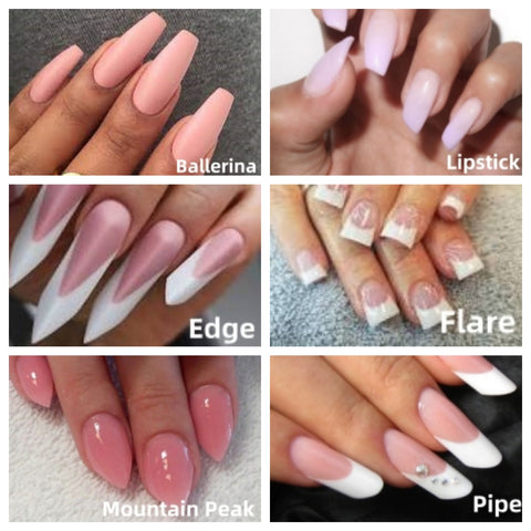 Nail Shape Chart | Find Out About Different Nail Shapes And Designs