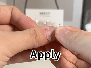 press on nail apply tutorial- nail tab apply and remove