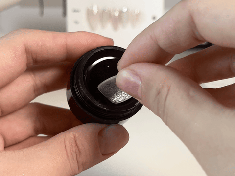 mieap handmade press on nail application tutorial by solid nail gel