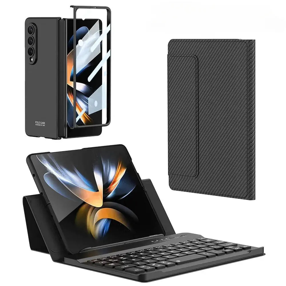 3 in 1 - Case + Flip Stand Cover + Wireless keyboard