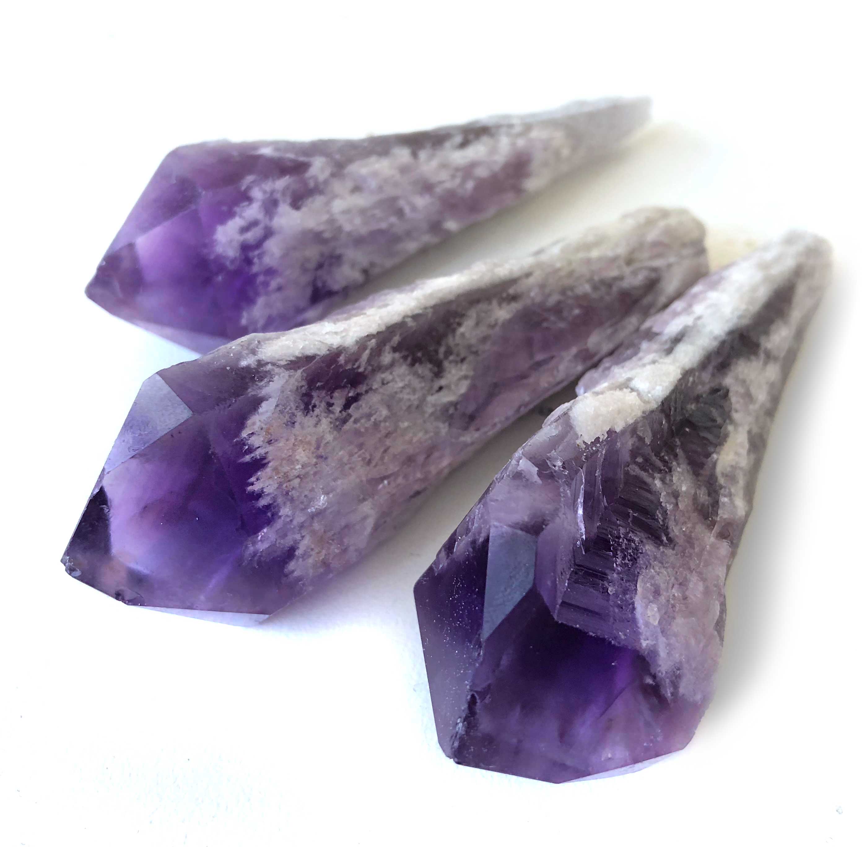 Amethyst clusters