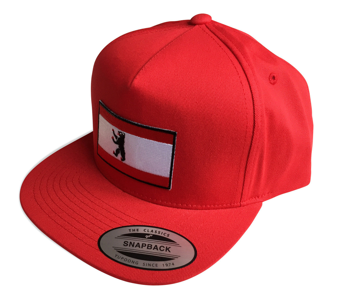 Berlin City Flag Snapback Cap, by Well Done Goods