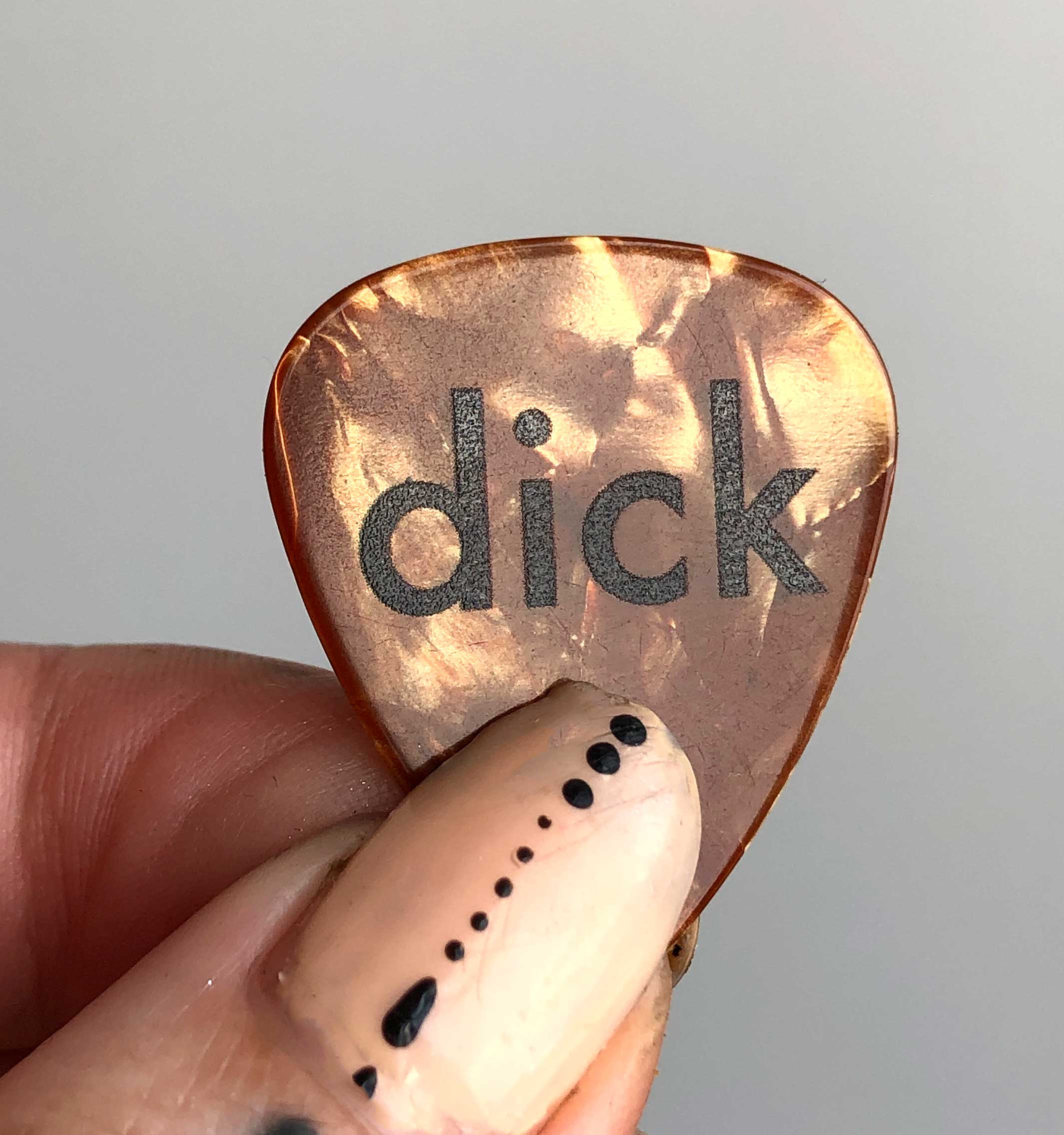 Dick Pick, Funny Real Guitar Pick