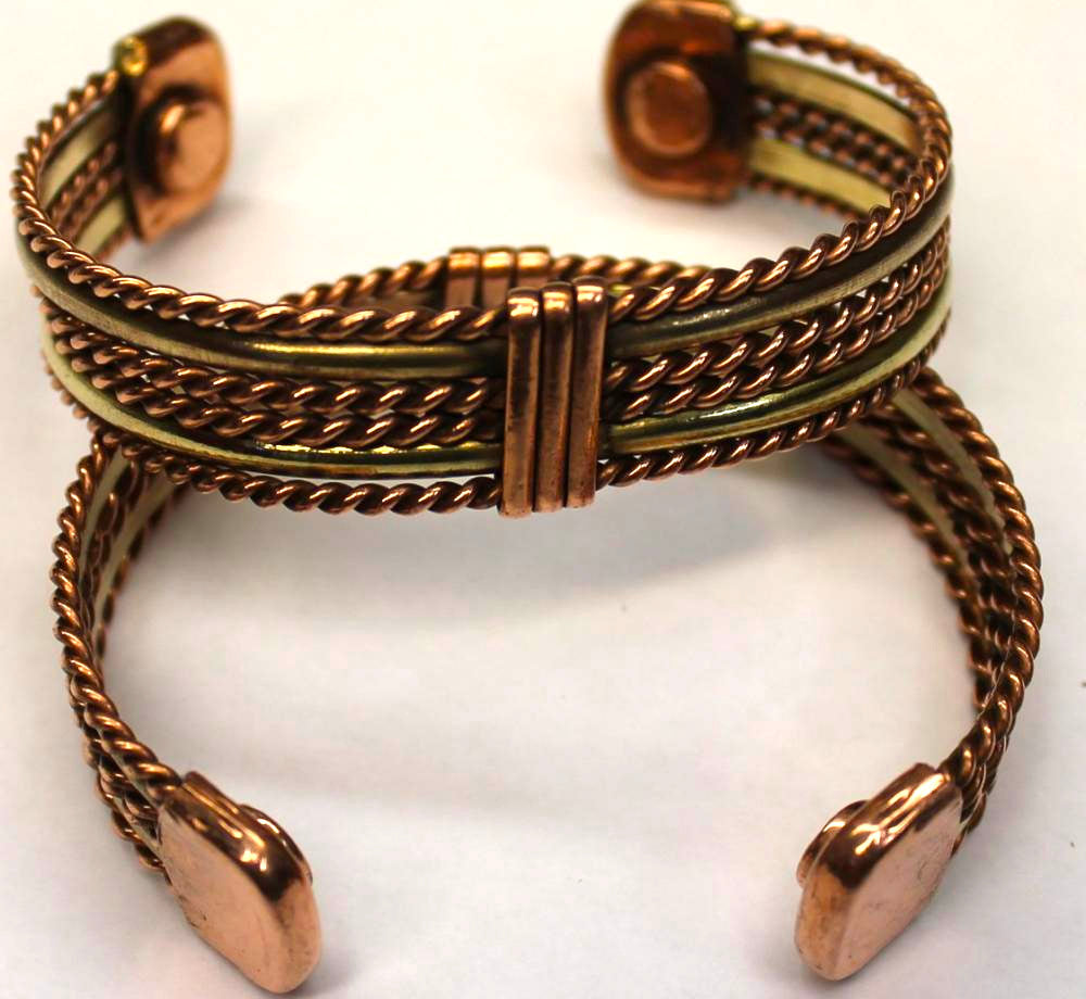 Twisted Copper Bracelet for Men and Women  balticgiftscom