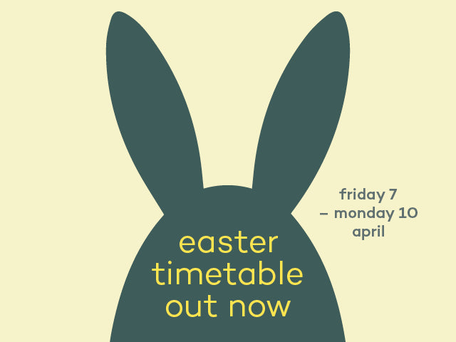2023 easter timetable