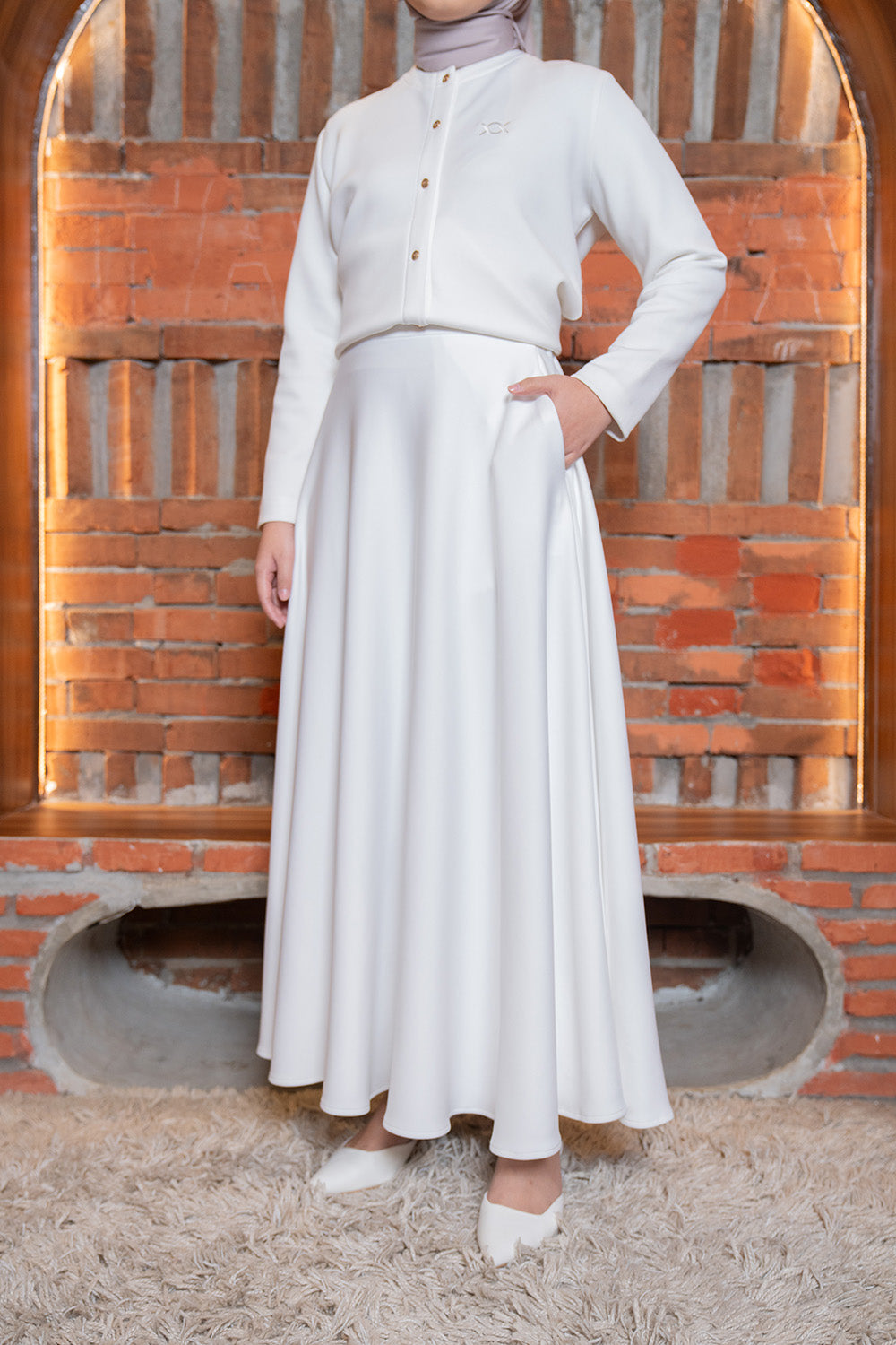 Villona Skirt (Minor) Broken White
