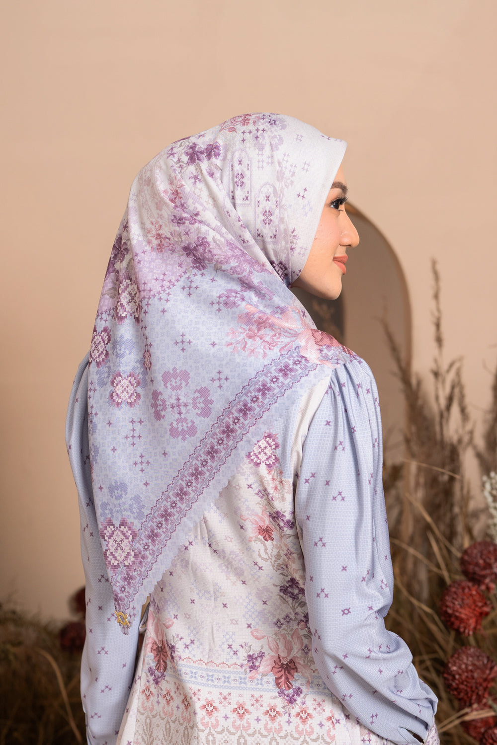 Kalola Scarf Lilac Hint