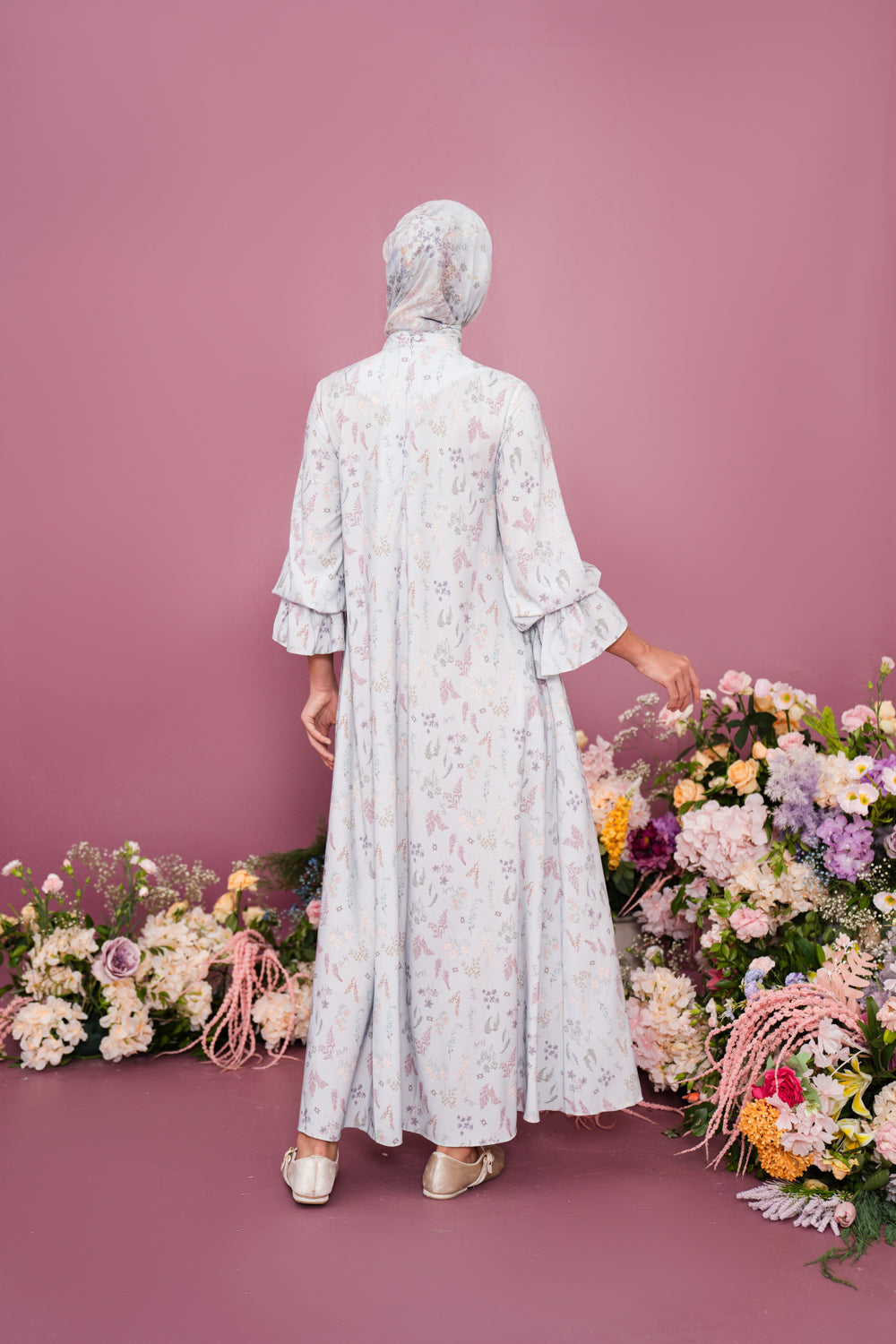 Gardenia Dress (Minor) Ashy Blue