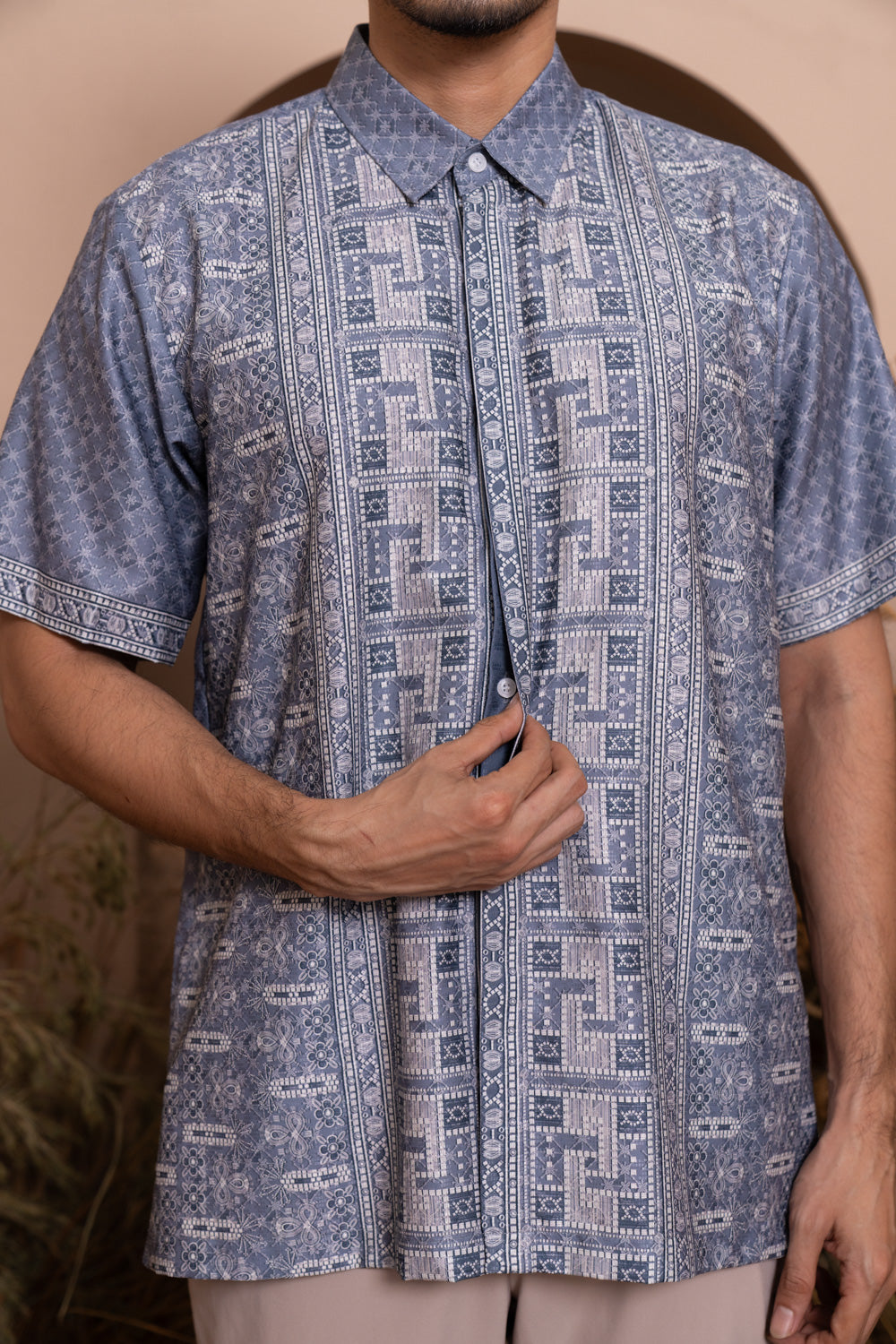Senggala Shirt Men Odyssey Blue