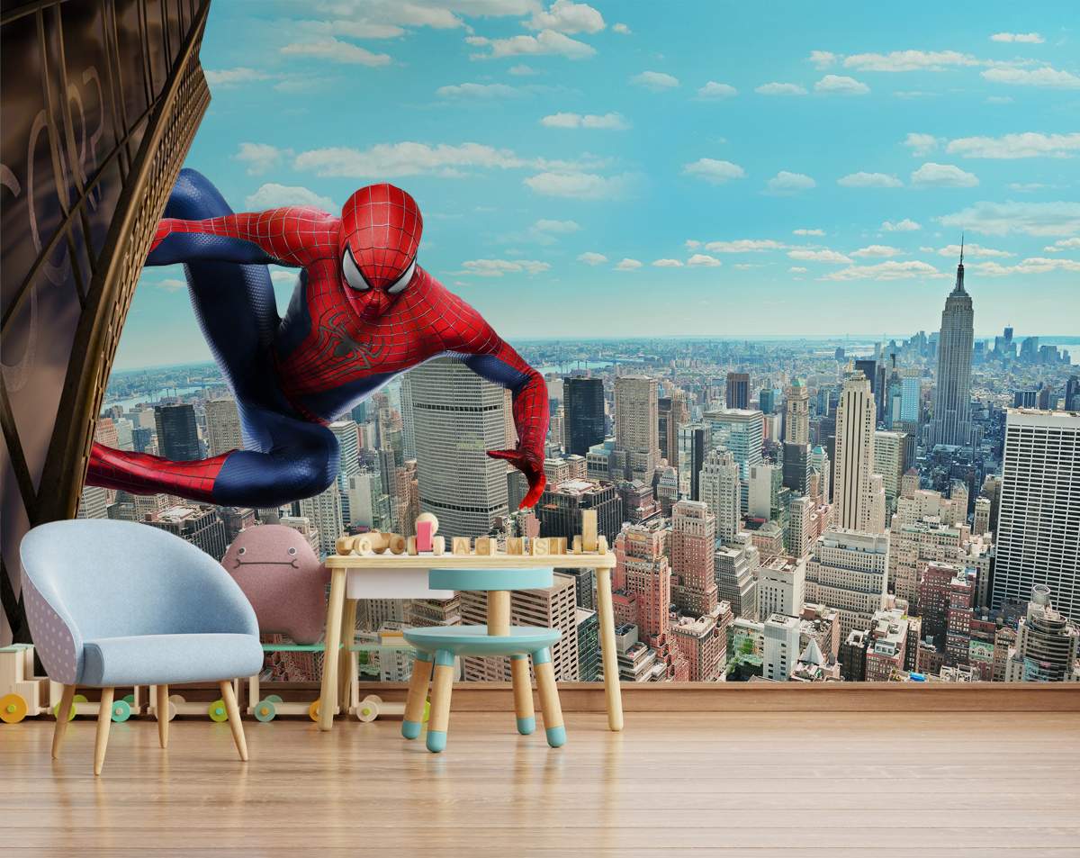 Spiderman 3D Wallpaper – Home Decoram