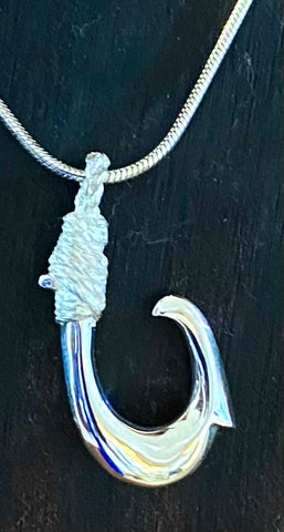 Water Buffalo Bone Fish Hook Necklace 1 1/2 – IGFA Store