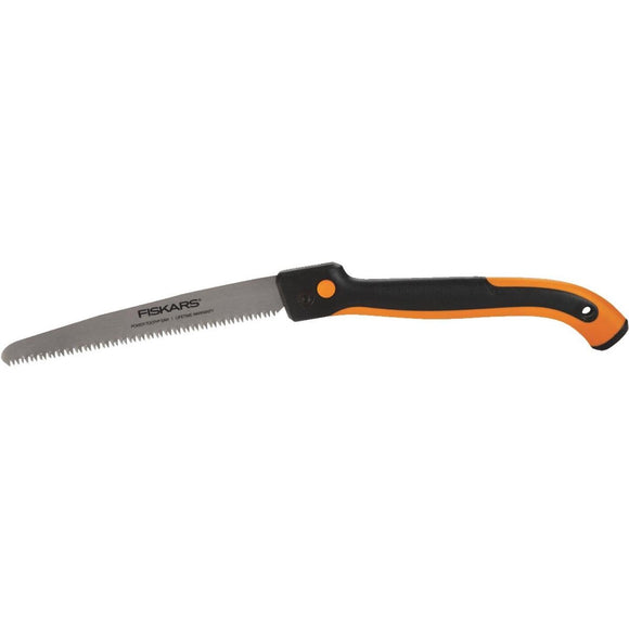 Fiskars Power Tooth Softgrip 10 In. Folding Pruning Saw