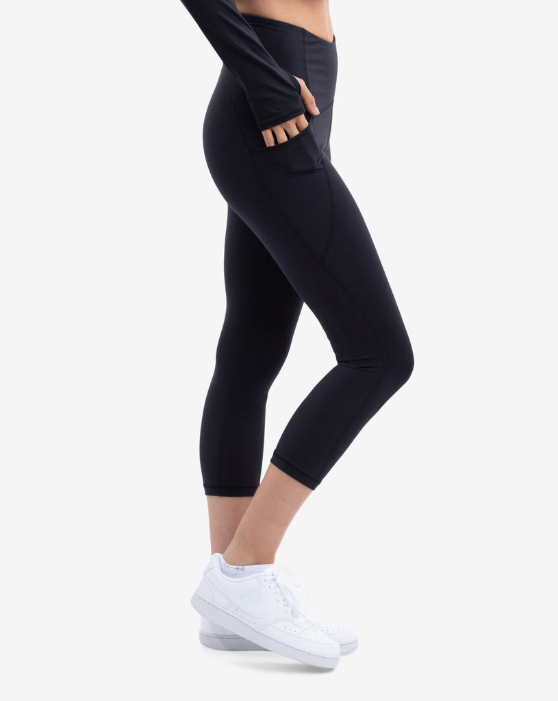 Legging con Compresión de Abdomen y Tela Antibacterial con Aloe Vera •Size M