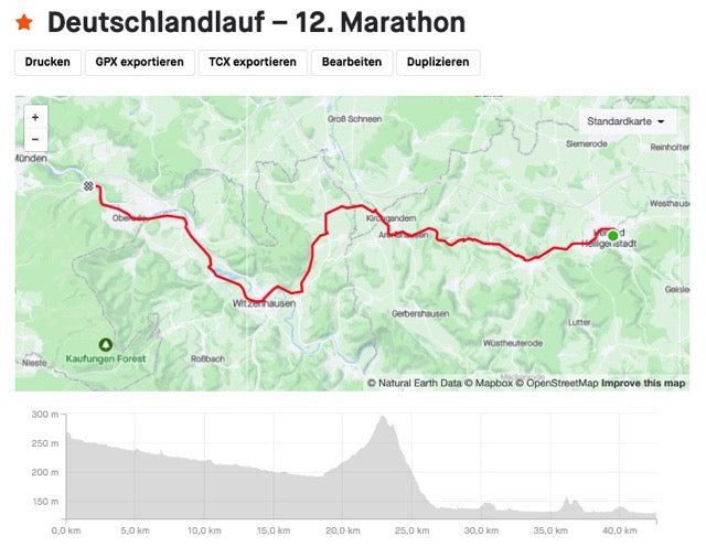 12. Spendenmarathon – Von Heiligenstadt nach Hedemünden