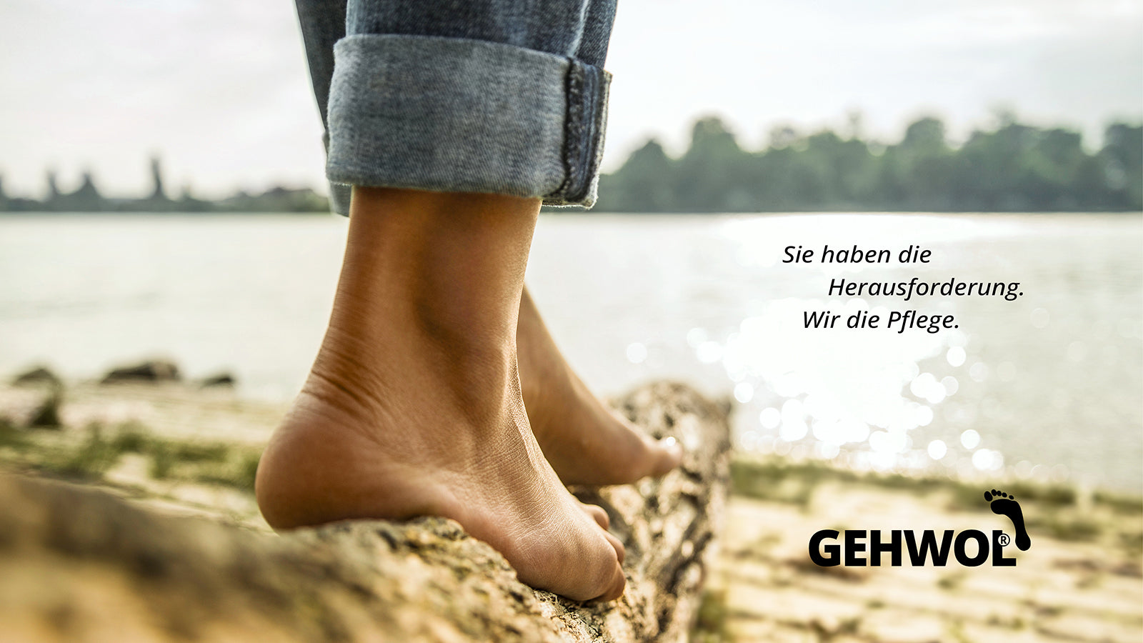 Mit Produkten von GEHWOL lassen sich beanspruchte Füße optimal pflegen