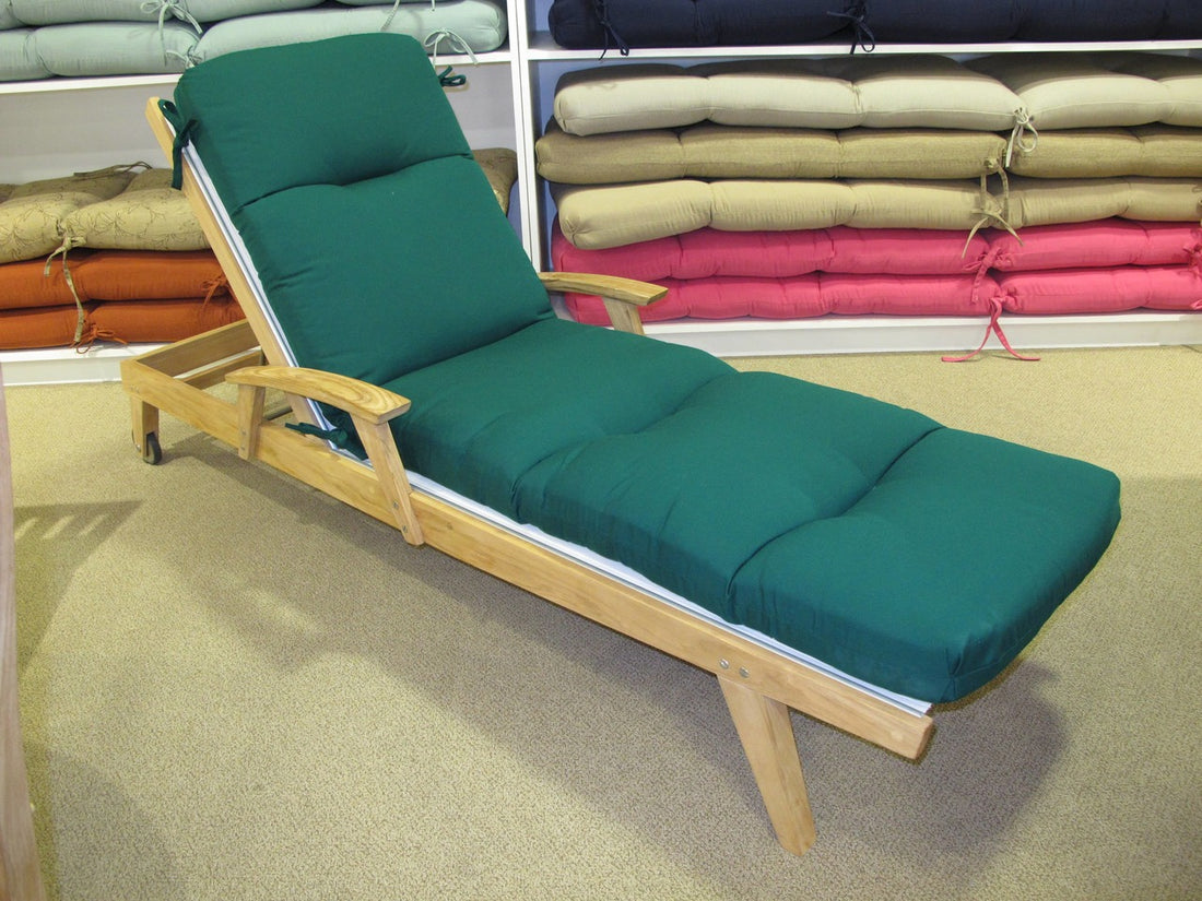 forest green chaise