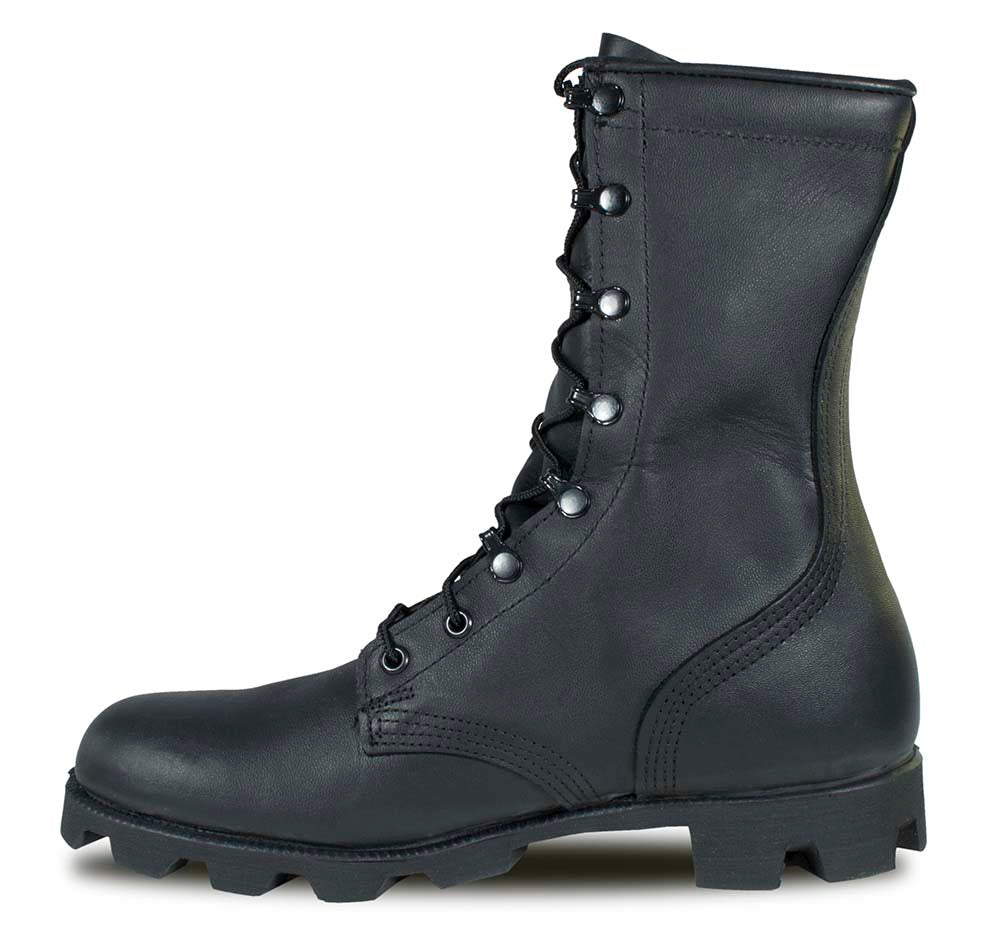 Bediening mogelijk Gevoel van schuld molen MCRAE 8" PANAMA Black Leather Military Boots 6189 – Combat Footwear