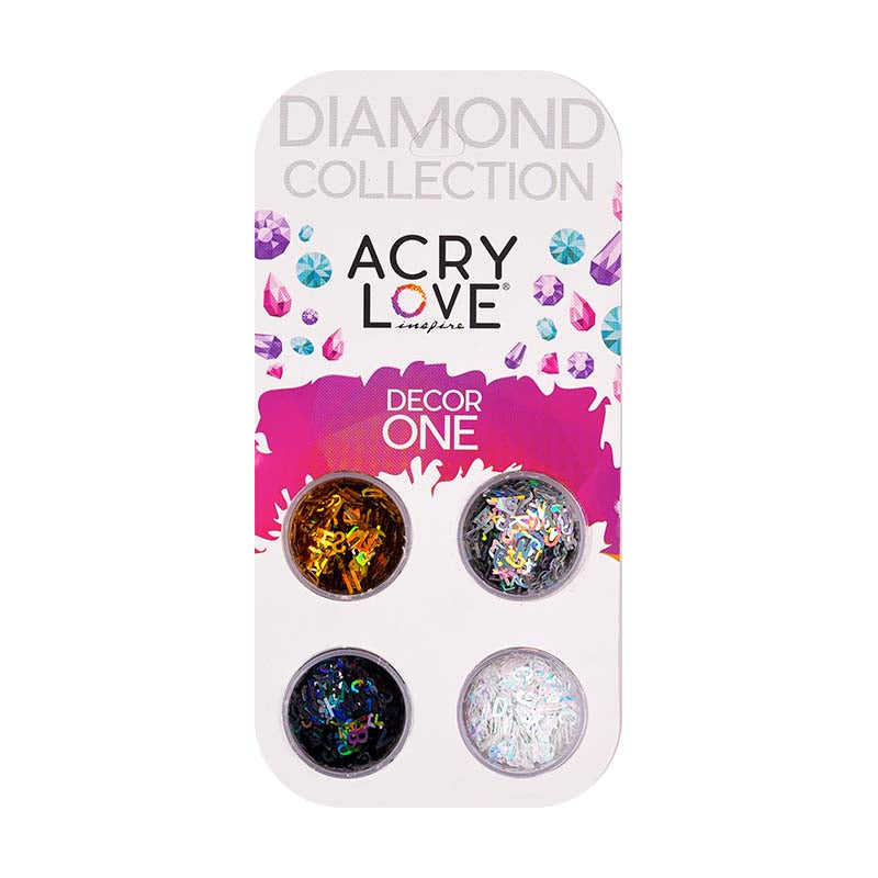 Decor One Confeti ABC #28 decoracion para unas – Acry Love
