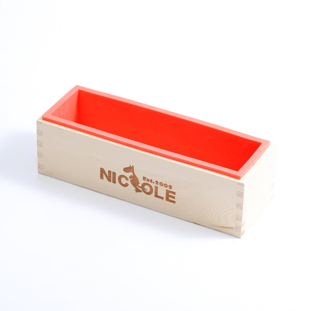 Rectangular Silicone Loaf Mold with Wooden Box – Boowan Nicole