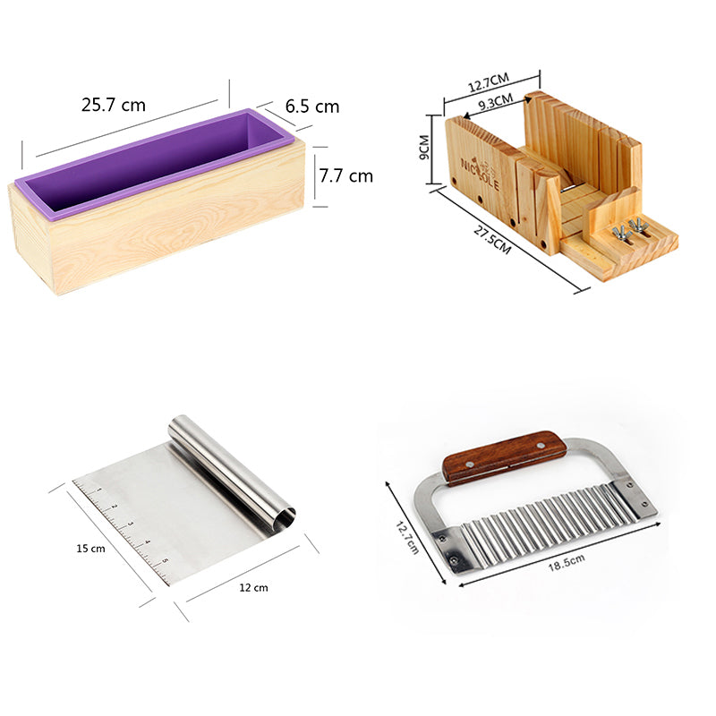 Boowan Nicole Soap Making Kit Handmade Silicone Liner with Multifuncti –  AOOKMIYA