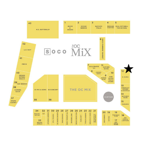 map of soco design center in costa mesa california