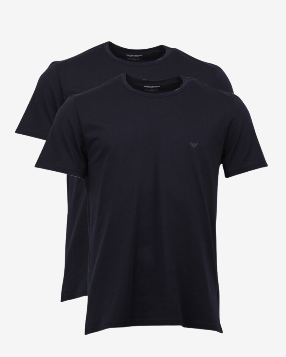 Billede af Armani Rundhals t-shirt 2-pak - Navy - Str. L - Modish.dk