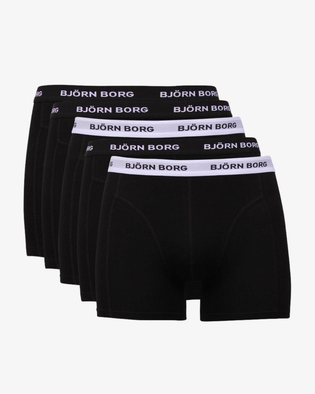 Se Björn Borg Boxershorts shorts 5-pak - Sort - Str. XXL - Modish.dk hos Modish.dk