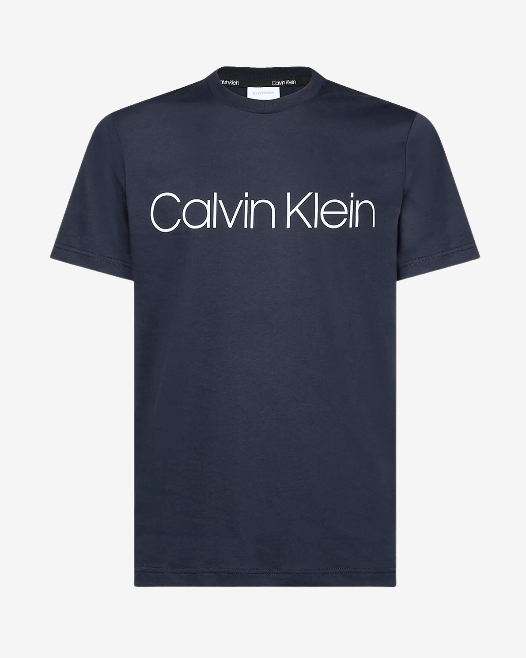 Se Calvin Klein Front logo t-shirt - Navy - Str. XL - Modish.dk hos Modish.dk