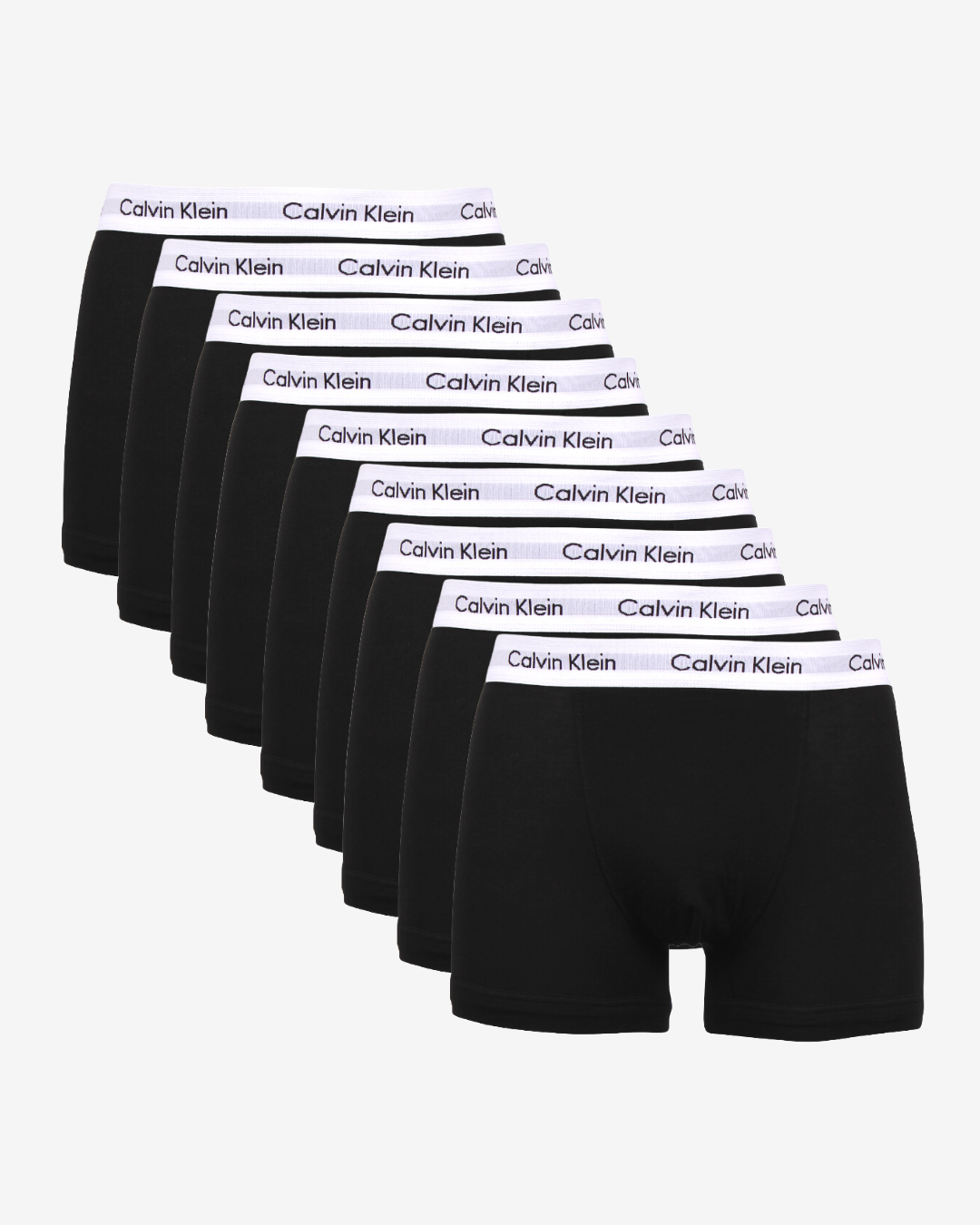 Billede af Calvin Klein Underbukser trunks 9-pak - Sort / Hvid - Str. L - Modish.dk