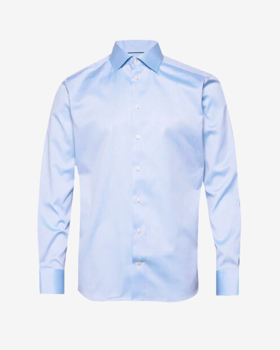 Billede af Eton Poplin slim skjorte - Lyseblå - Str. 46/XXL - Modish.dk