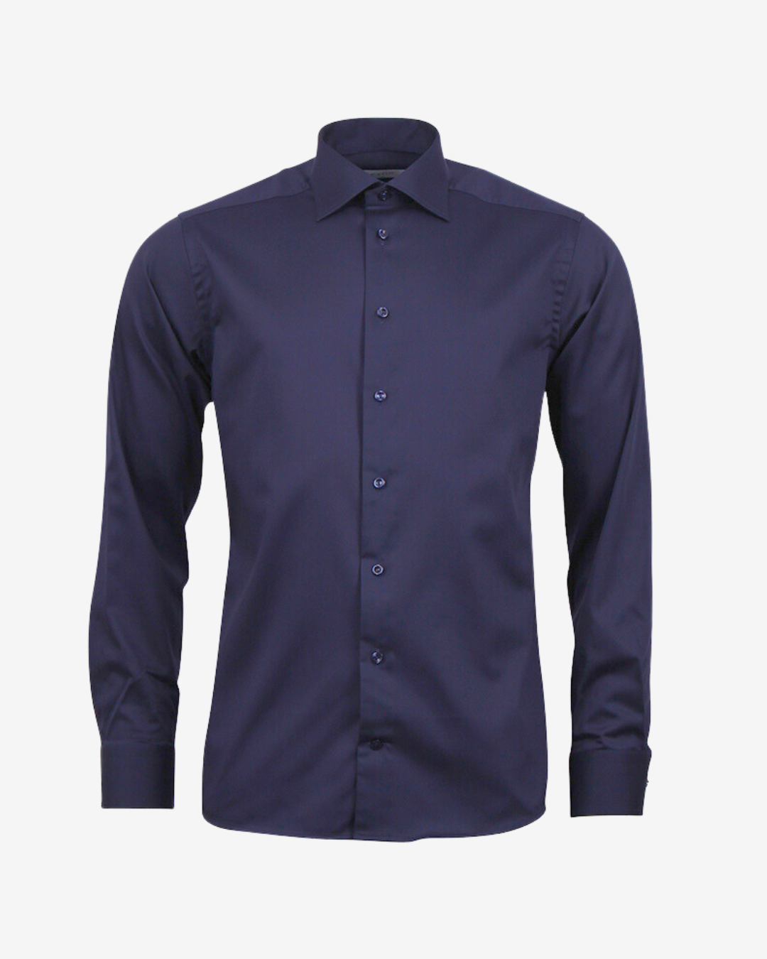 Billede af Eton Twill stræk slim skjorte - Navy - Str. 45/XXL - Modish.dk