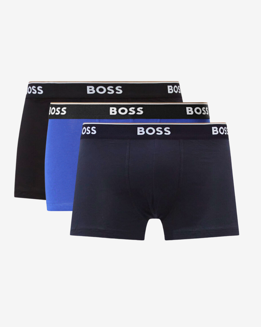 Se Hugo Boss Boxershorts trunk power 3-pak - Blå / Mix - Str. XXL - Modish.dk hos Modish.dk