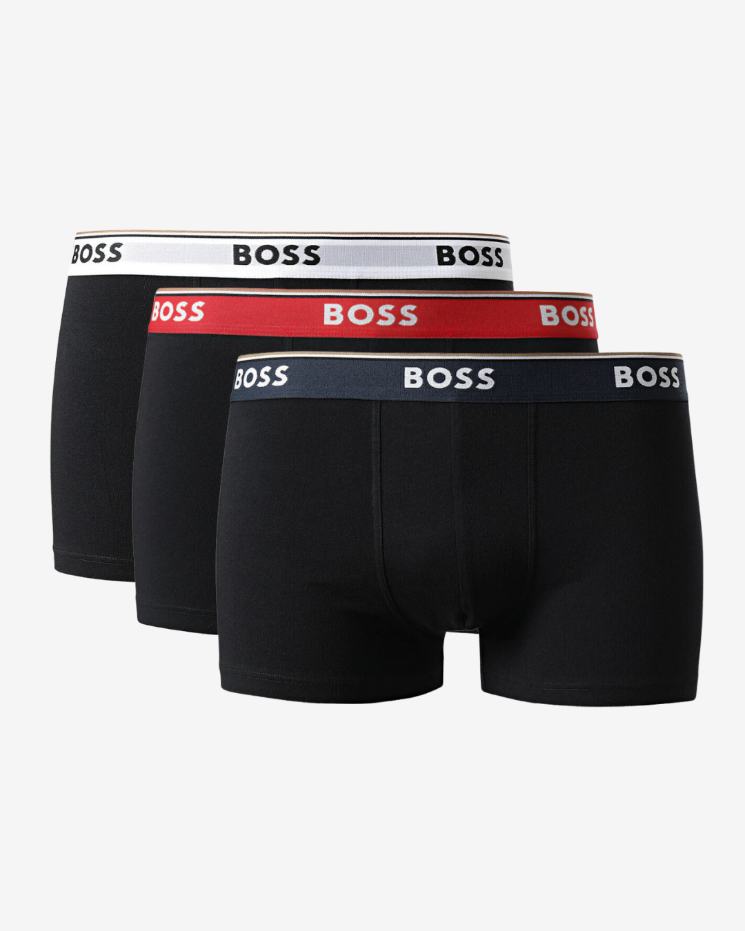 Se Hugo Boss Boxershorts trunk power 3-pak - Rød WB Mix - Str. M - Modish.dk hos Modish.dk