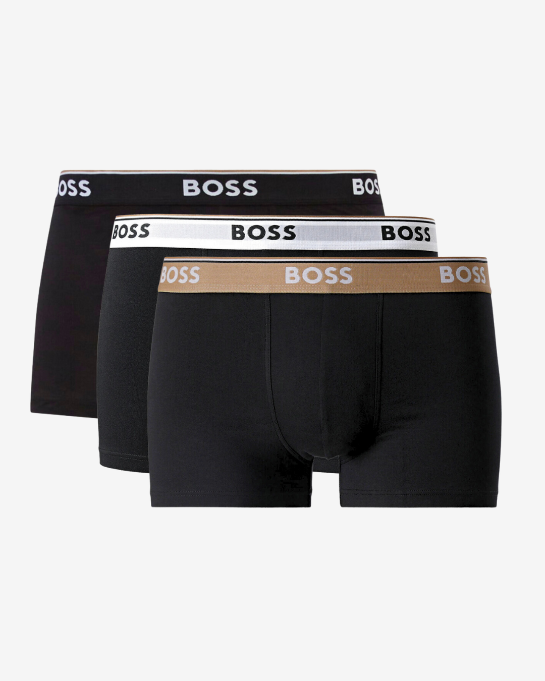 Se Hugo Boss Boxershorts trunk power 3-pak - Sand WB Mix - Str. XXL - Modish.dk hos Modish.dk