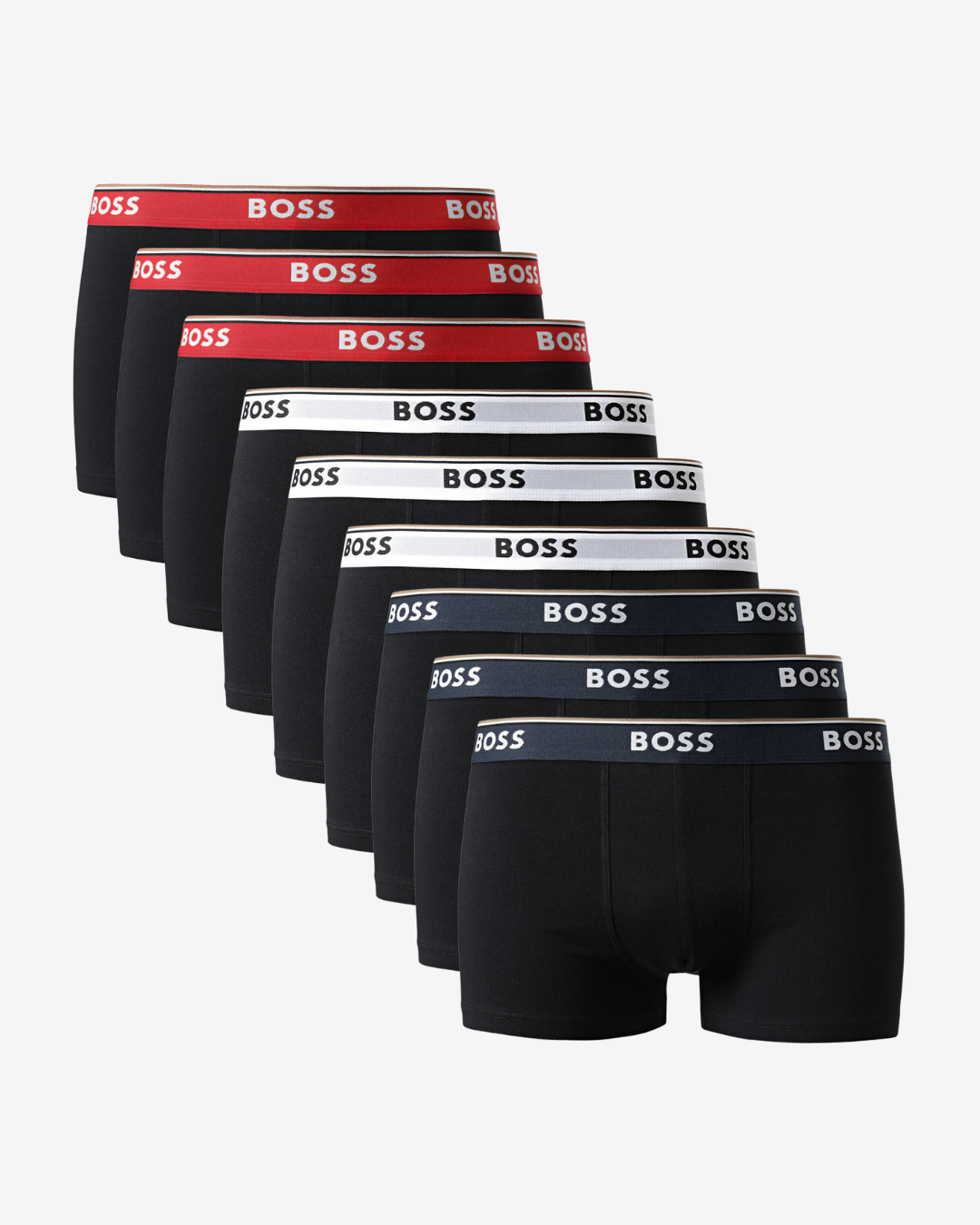 Billede af Hugo Boss Boxershorts trunk power 9-pak - Rød WB Mix - Str. M - Modish.dk hos Modish.dk