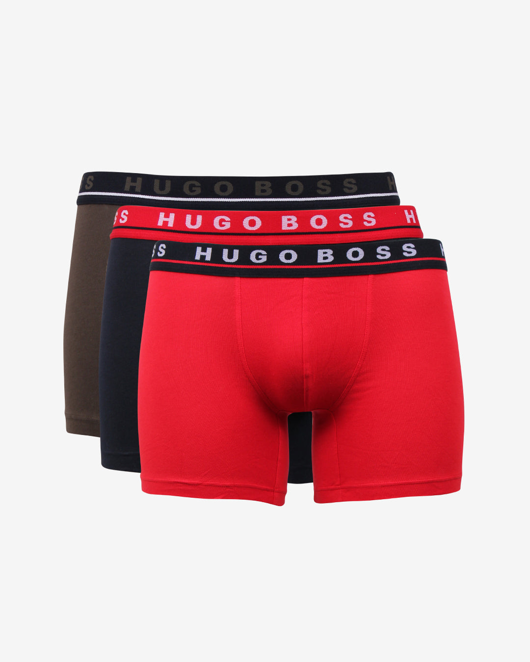Se Hugo Boss Boxer Brief 3-pak - Rød mix - Str. L - Modish.dk hos Modish.dk