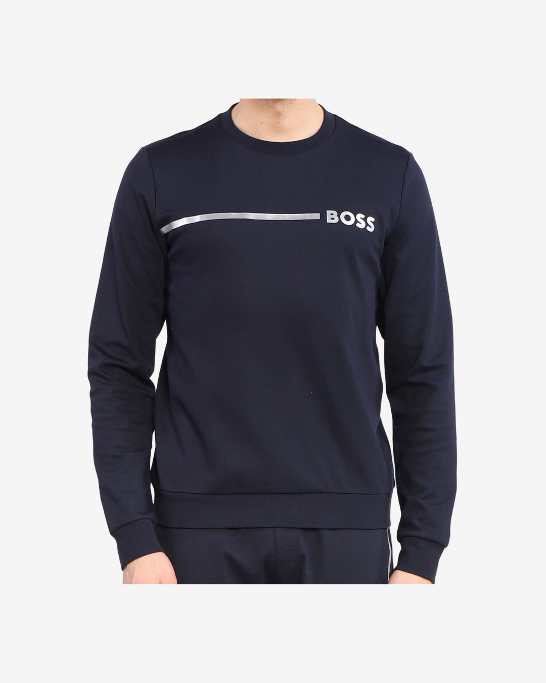 Se Hugo Boss Loungewear sweatshirt - Navy - Modish.dk hos Modish.dk