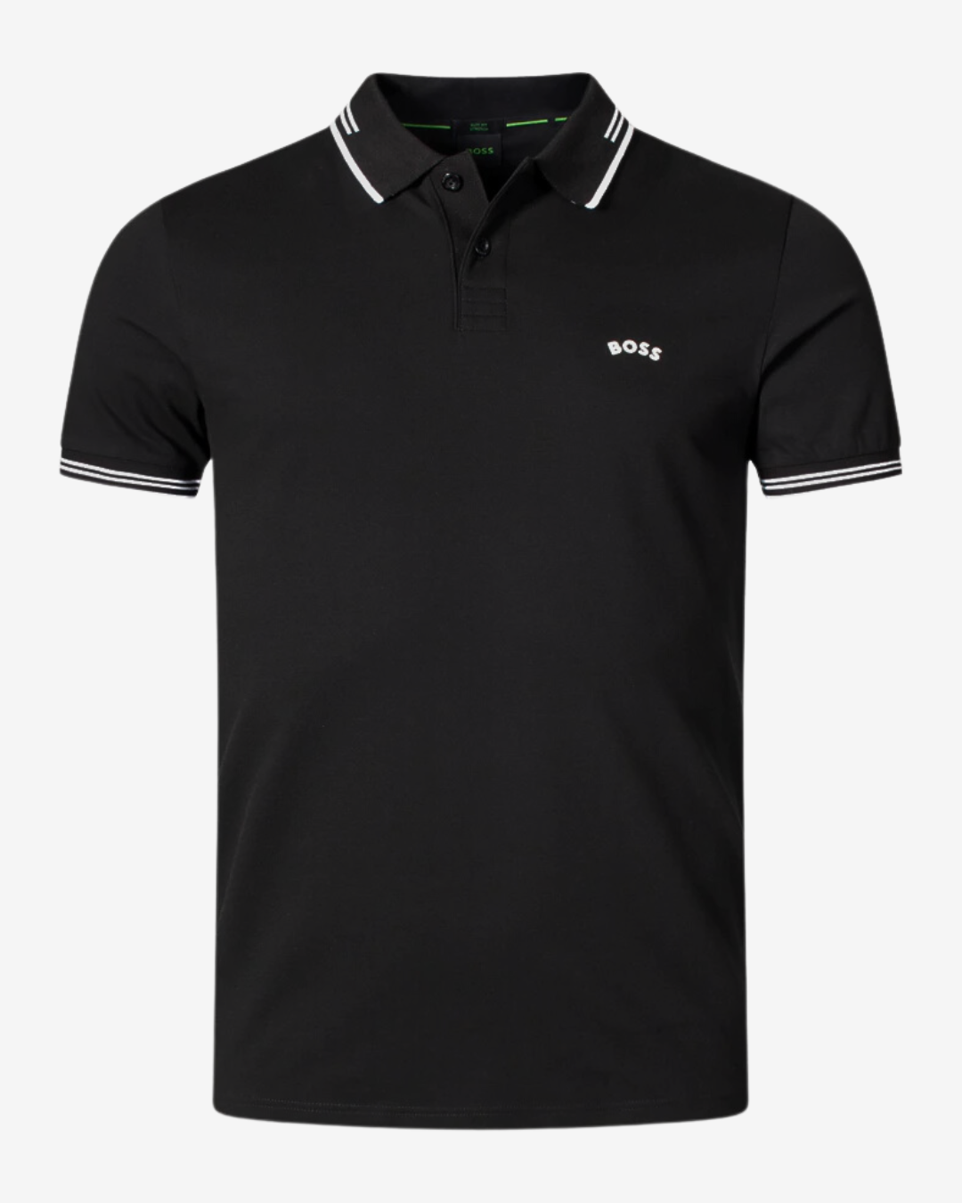 Se Hugo Boss Paul curved polo - Sort - Str. XXL - Modish.dk hos Modish.dk