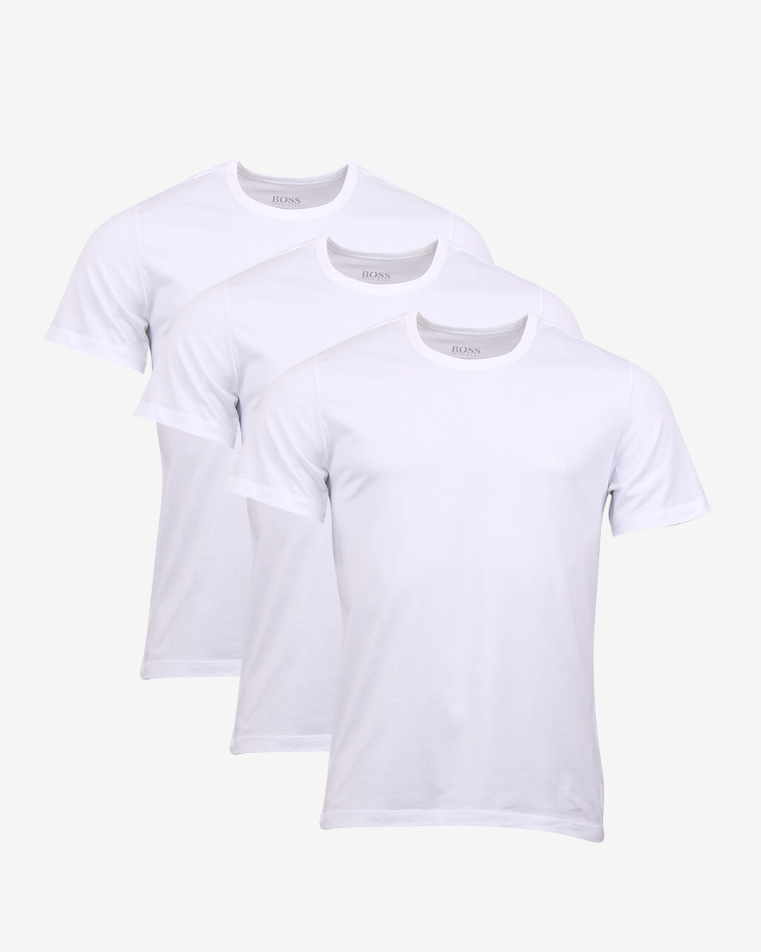 Billede af Hugo Boss Rundhals t-shirt 3-pak - Hvid - Str. S - Modish.dk